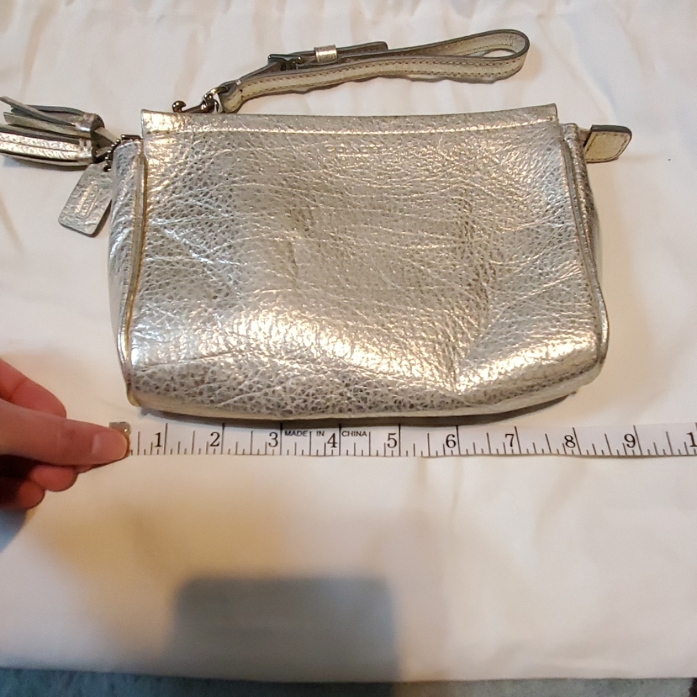 Coach large wristlet